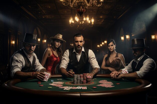 Tampilan kartu Mini Baccarat